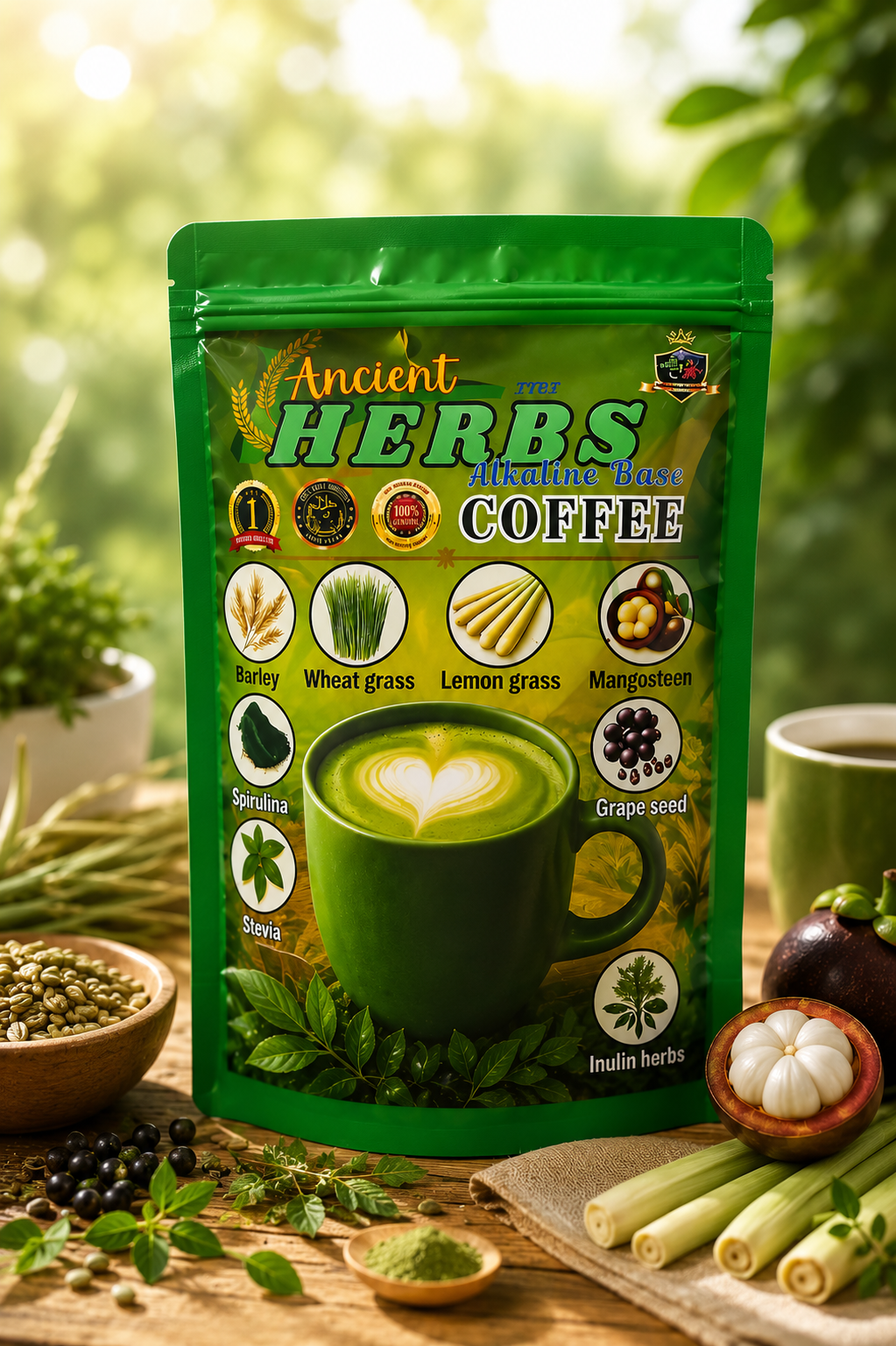 Ancient Herbs Alkaline Base Coffee