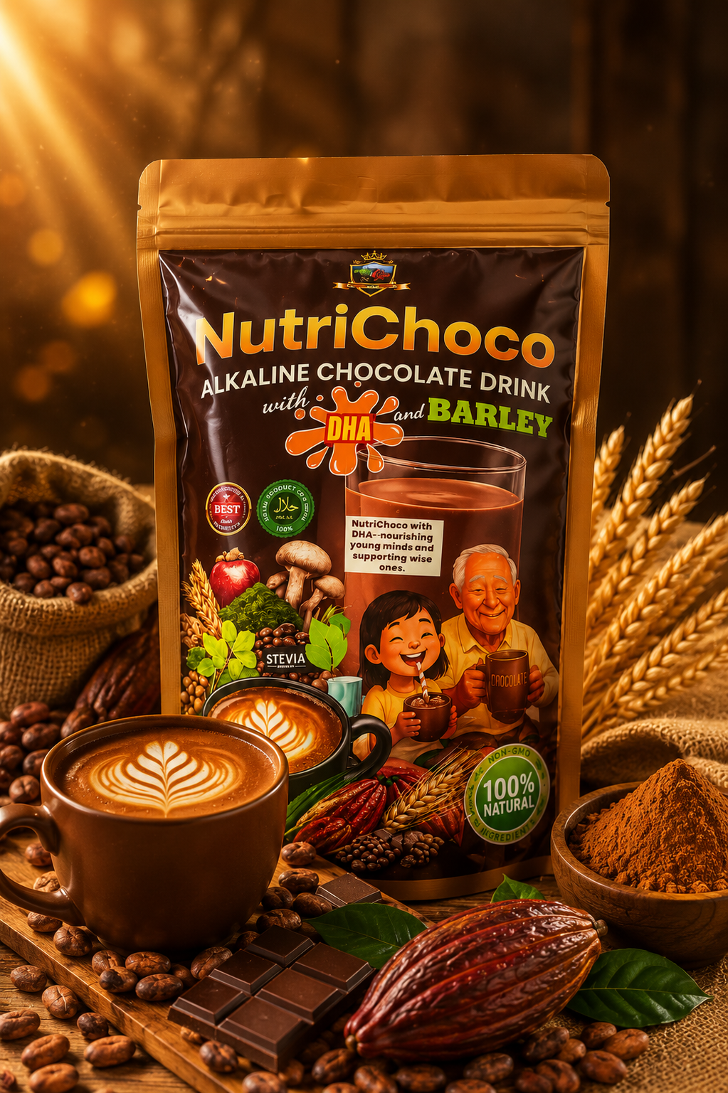 NutriChoco Alkaline Chocolate Drink